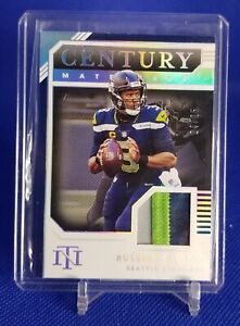 Russell Wilson 3 Color Patch 24/25 | 2020 National Treasures | #CM-RW 