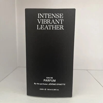 ZARA INTENSE VIBRANT LEATHER 3.38 Oz (100 mL) EDP Spray Cologne NEW IN BOX - Image 1 of 4