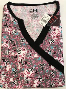 New w/Tags - Beverly Hills Uniforms Plus Size Scrub Top, Style #510W, 3XL-5XL - Picture 1 of 1