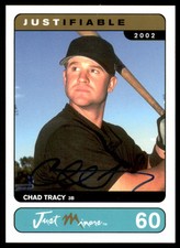 2002-03 Justifiable Autographs #60 Chad Tracy /1000