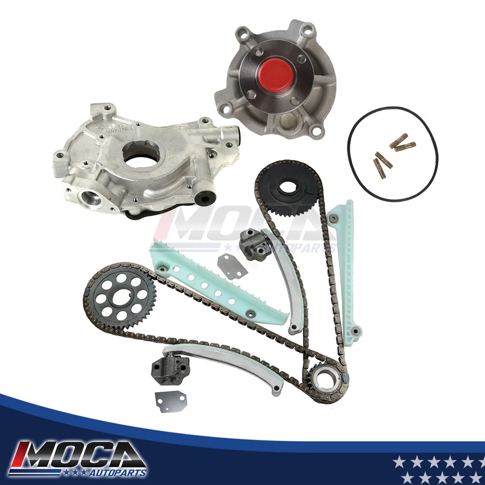 Kit de bomba de aceite de agua de cadena de distribución para 97-02 WINDSOR Ford Expedition E150 F150 4,6 L Foto 1 de 4