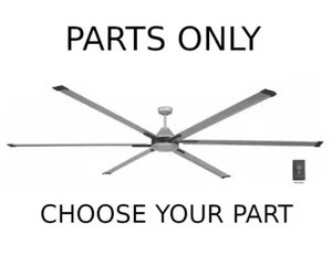 High Velocity 10 ft. Indoor/Outdoor Titanium Ceiling Fan PARTS ONLY (FO) - Picture 1 of 11