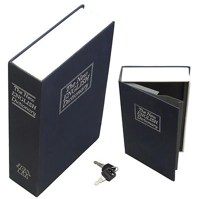 BLUEDOT TRADING BOOK SAFE HIDDEN SAFE SECRET BOOK In Navy (Small Size) Dictionary US SELLER