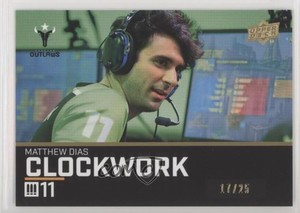 2019 Upper Deck Overwatch League Legendary Orange /25 Clockwork #31