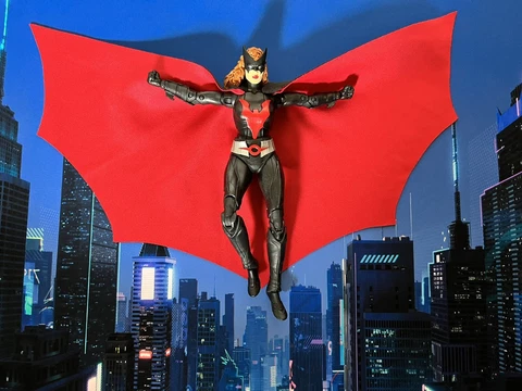 Custom BATWOMAN Cloth Cape For 1:12 Dc Multiverse/ Mcfarlane CAPE ONLY Cover