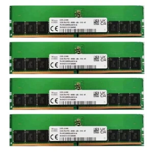 Hynix DDR5 128GB (4X32GB) 4800MHz PC5-38400 2RX8 UDIMM Memory Ram HMCG88MEBUA - Picture 1 of 4