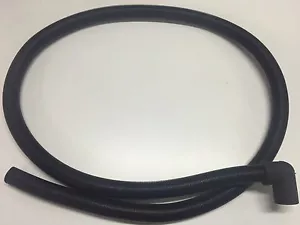 UNIVERSAL DISHWASHER DRAIN HOSE BLACK WITH ELBOW 1.8M 90 DEG 22MM W072-NOCUFF - Bild 1 von 3