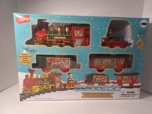 Disney Mickey Mouse Holiday Express Railroad TrainSet Christmas Indoor Decor Ruz - Picture 1 of 7