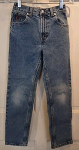 VTG. HILFIGER JEANS Sz.7T Youth Thick 100% Cotton Denim Orig. Embroidered Logo - Picture 1 of 17