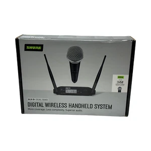 Authentique boîte système portable numérique sans fil double bande Shure GLXD24+ / SM58-Z3 - Photo 1/5