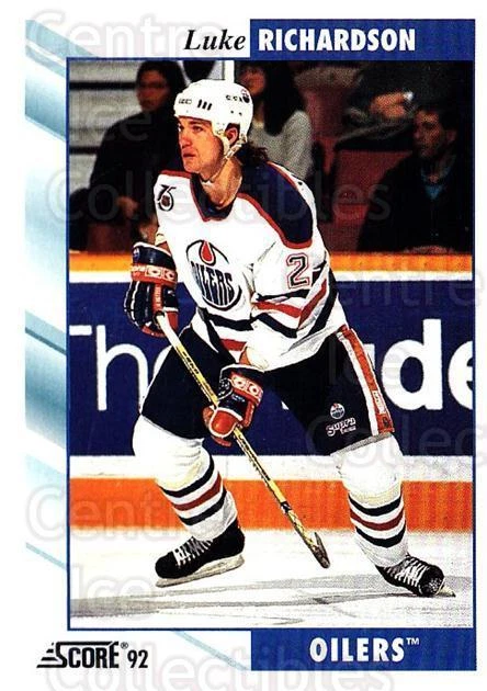 1992-93 Score USA #62 Luke Richardson - Image 1 of 1
