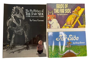 Lot of 3 THE FAR SIDE Gary Larson Paperback Softcover Comics Cartoons - Picture 1 of 12
