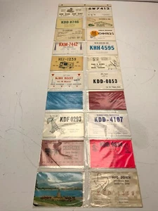 20 QSL Vintage Citizen Broadcast CB Radio Cards Southern US Ready to Display 5 - Picture 1 of 6