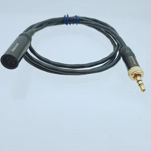 Enchufe de bloqueo de 3,5 mm a cable de 5 pines macho Mini-XLR TA5M para micrófono Sennheiser - Imagen 1 de 3