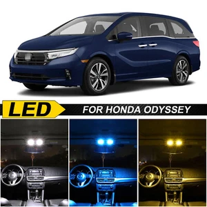 Canbus White LED Lights Interior Package Kit for Honda Odyssey 2011-2022 + Tool - Picture 1 of 14