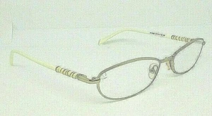 Adrienne Vittadini AV 6069 174 Eyeglass Frames 51 16 135 Ivory Color with Silver - Picture 1 of 12