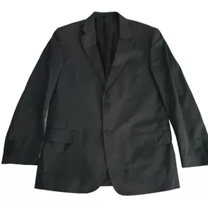 Valentino Roma Mens 42R (52 Eu) Two Button Gray Pattern Jacket Sport Coat - Picture 1 of 13