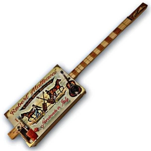 Matteacci's Lv. 3tpv cigar box guitar Matteacci's - Foto 1 di 5