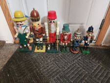 Set Of 6 Variety Collectible  Vintage Nutcrackers 