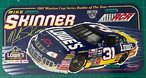 NASCAR Mike Skinner #31 Kunststoff Nummernschild Lowes Chevrolet 1997 Rookie - Bild 1 von 2