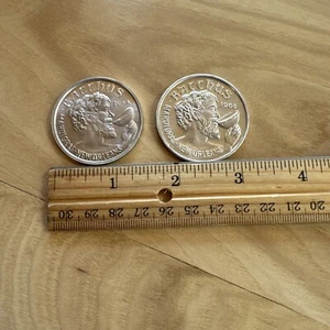 1976, 1974 Bacchus Spirit of 76 + Glen Campbell Mardi Gras Doubloon New Orleans - Picture 1 of 6