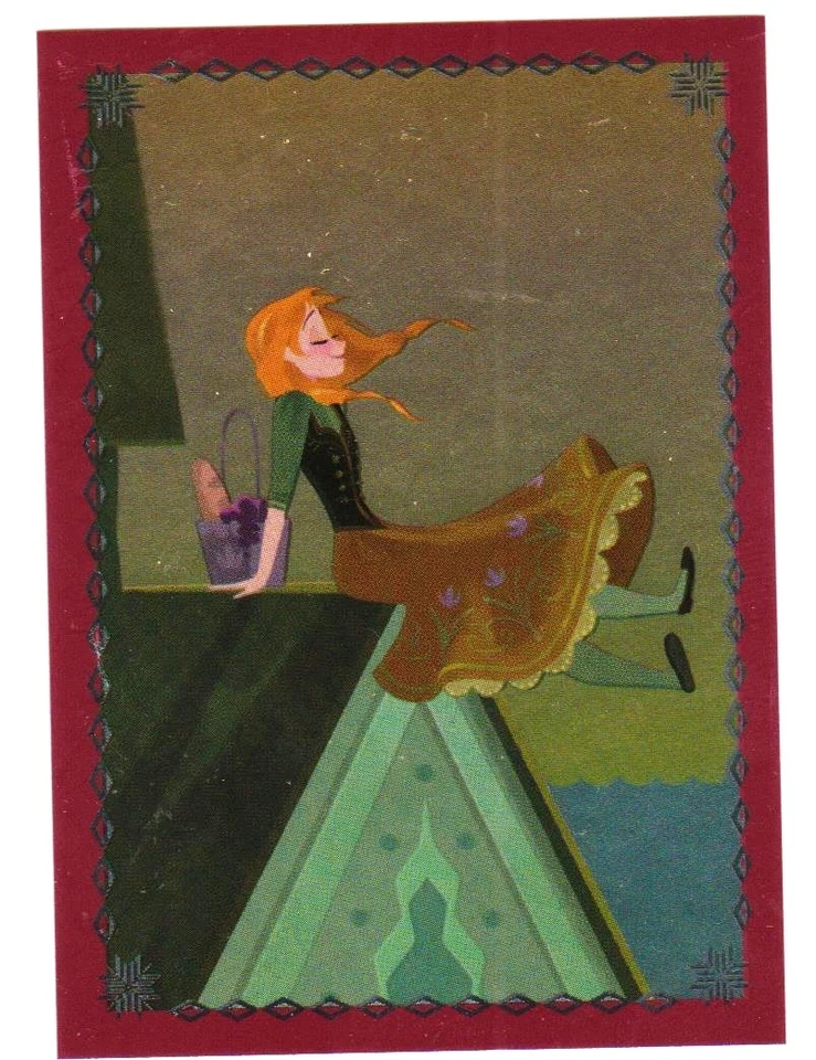 Pegatina álbum Panini Disney Frozen Enchanted Moments #F25 2014 lámina roja ¡RARA! Foto 1 de 1