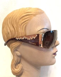 Tiffany & Co Sunglasses LIMITED EDITION TF 3010B BROWN PINK AVIATOR ***WOW*** - Picture 1 of 12