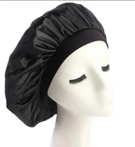 Womens Satin Sleep Bonnet Long Hair Care Head Wrap Turban Hair Protection New UK - Picture 1 of 5