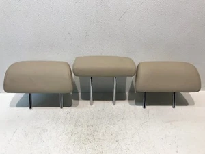 04-09 Lexus RX400 Rear 2nd Row Head Rest Set Beige Leather OEM - Picture 1 of 6