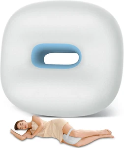 Knee Pillow for Side Sleepers, Memory Foam Leg Pillow for Side Sleeping, between - Picture 1 of 12