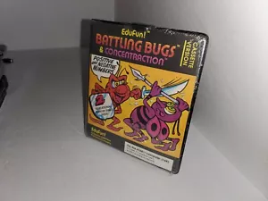 NEU SELTEN BATTLING BUGS & KONZENTRATIONSSPIEL FÜR ATARI COMPUTER 16K KASSETTE G24 - Bild 1 von 2