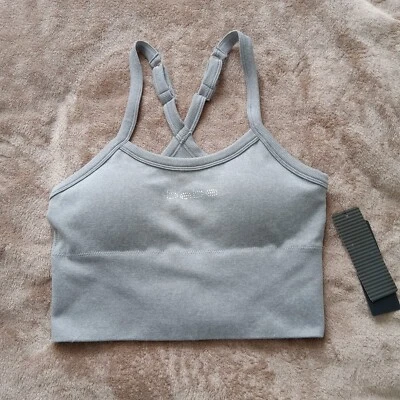 Sutiã esportivo feminino Bebe novo cinza tamanho. M - Imagem 1 de 4
