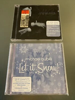Michael Buble SEALED 2 LOT- Call Me Irresponsible & Let It Snow NEW - Image 1 of 4