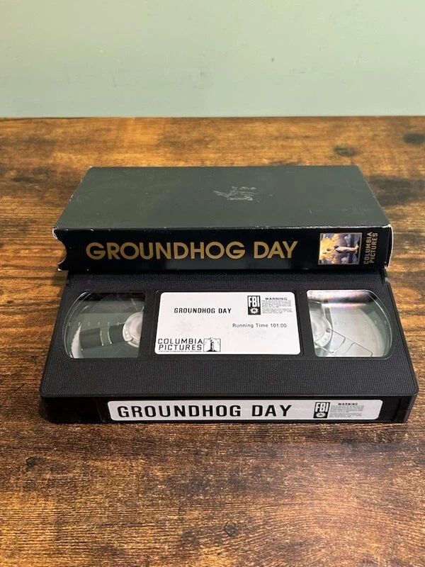 Groundhog Day FYC VHS Tape Comedy 1993 Bill Murray - Academy Screener - Imagem 1 de 4