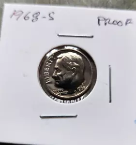 1968-S Proof Roosevelt Dime San Francisco #3 - Picture 1 of 2