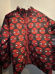 Spider-Man Boys Kids Puffer Jacket Outerwear NEW NWT New With Tags Size 10/12 - Picture 1 of 1