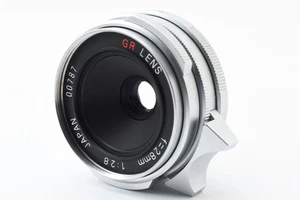 [Excelente COMO NUEVO] RICOH GR 28mm f/2.8 Lente Gran Angular MF PLATA L39 LTM De JAPÓN - Imagen 1 de 24