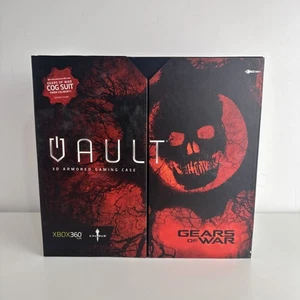 Gears Of War Xbox 360 Slim 3D Armored Gaming Case Vault NEU - Bild 1 von 9