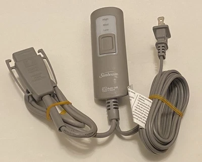 Genuine Sunbeam Style T85B Electric Blanket Heat Controller 3 Prong P/N 191325 - Image 1 of 4