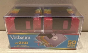 Verbatim DataLife Colors 3.5" Floppy Disks 50 Pack 1.44MB HD IBM NOS. NEW~Sealed - Picture 1 of 4
