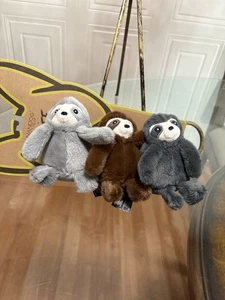 NANDOG PET GEAR Mini Trio interaktive Faultiere 6 Zoll Plüsch Hundespielzeug Set NEU!! - Bild 1 von 4