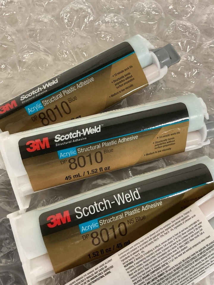 Scotch-Weld Acrílico Estructural Plástico Adhesivo Pack De 4!!!!     8010 Azul Foto 1 de 2