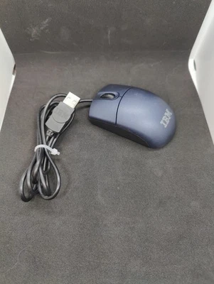 Vintage IBM 3-Button USB Travel Mouse (Tested, Works!) Model MO32UO - Image 1 of 3