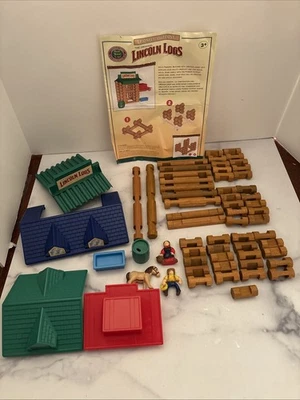 Lincoln logs Pioneer Outpost 100% Complete Set with instructions - Image 1 of 4