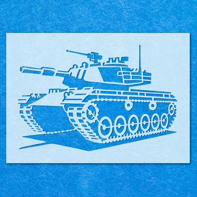 LAZER NINJA Armee Krieg Panzer Schablone, Mylar Airbrush Malerei Wandbild Handwerk