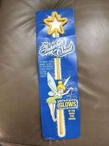 Vintage Disneyland Tinkerbell Magic Wand Glows in the Dark Original Package - Picture 1 of 8