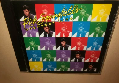 Rick Springfield CD Greatest Hits Jessies Girl Dont Talk Strangers Love Somebody - Image 1 of 4