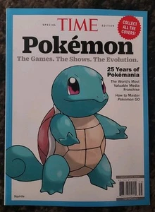 TIME Special Edition Magazine POKÉMON The Games Show Evolution 25 Years SQUIRTLE - Picture 1 of 2