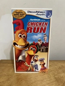 Chicken Run VHS Tape 2000 RARE Cardboard Slipcover Slipcase Version Late Release - Picture 1 of 8