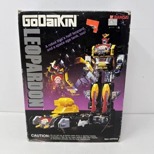 Super Robot Bandai GoDaikin Leopardon Vintage con Caja Original. Sin misiles. 1984 - Imagen 1 de 14